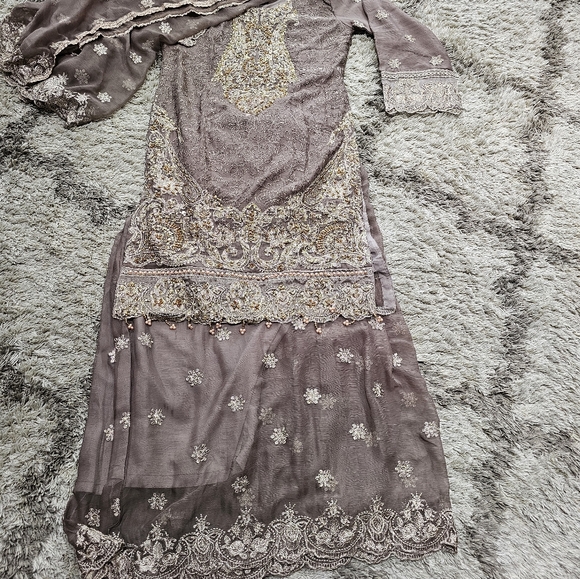 Chiffon 3pc set - Picture 2 of 3